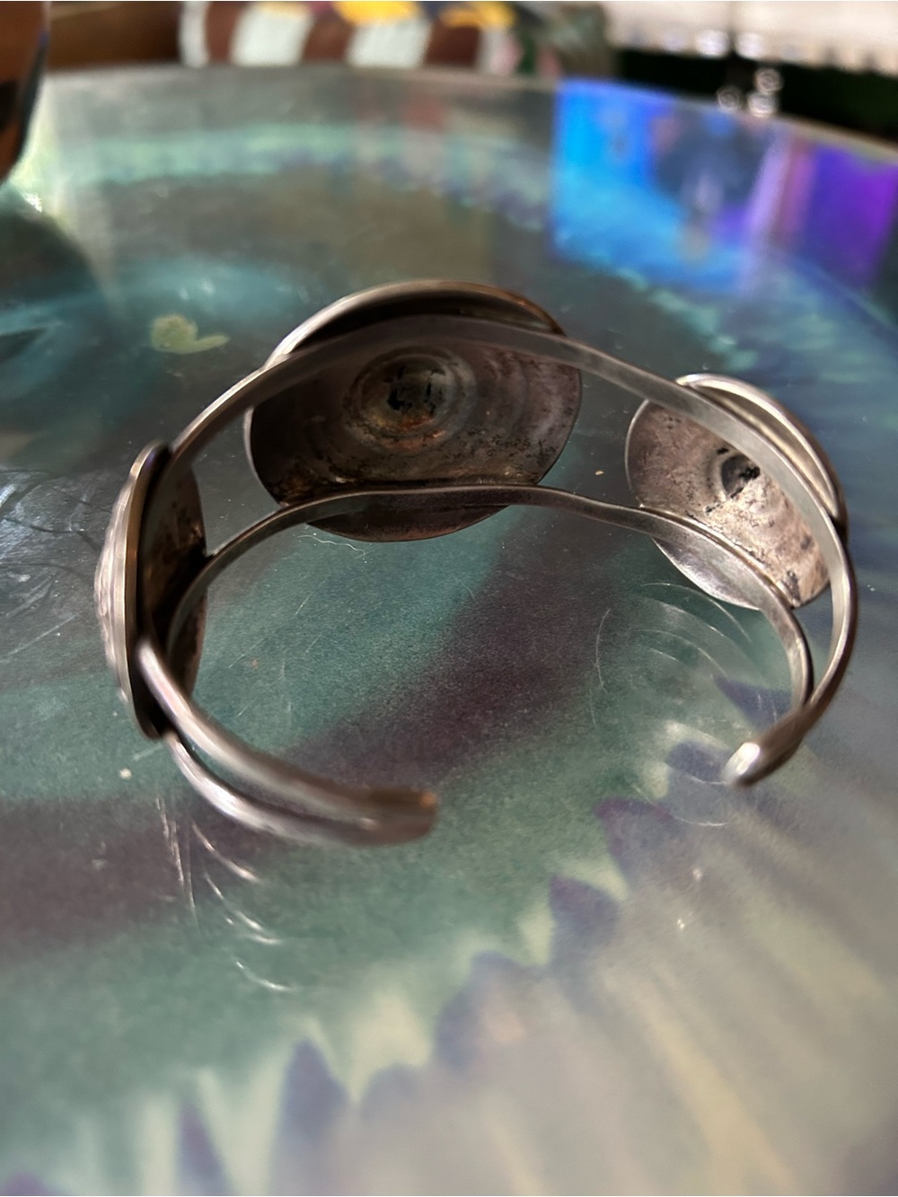 Vintage Silver Concho Bracelet Sterling Silver 1980’s era - Picture 3 of 3